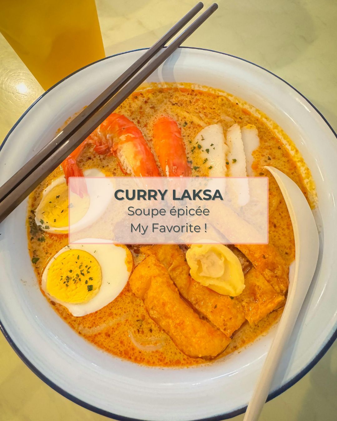 Curry Laksa — soupe épicée